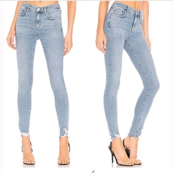 AGOLDE Sophie High Rise Skinny Jeans - Picture 1 of 9